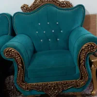 مبل شزلون طاووسی|مبلمان خانگی و میز عسلی|شیراز, شهرک مهدی‌آباد|دیوار