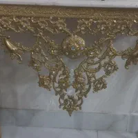 آینه ومیز جنس آلمینیوم|بوفه، ویترین، کنسول|بهارستان, |دیوار