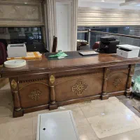 میز مدیریتی چوب گردو فوری