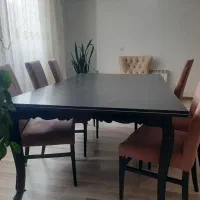 میز غذا خوری|میز و صندلی غذاخوری|سلماس, |دیوار