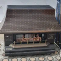 بخاری گازی مدل شومینه|بخاری، هیتر، شومینه|لاهیجان, شیشه گران|دیوار