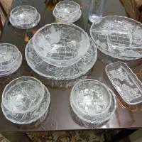 سرویس بلور سوگا ژاپن اصل و قهوه خوری|ظروف سرو و پذیرایی|اصفهان, شیخ اشراق|دیوار