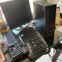 مانیتورLG و کیس و کیبورد و موس درجه یک