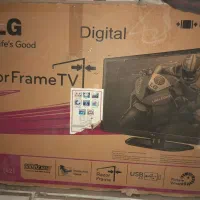 تلویزیون ۴۲ اینچ ال جی با میز و کارتن|تلویزیون و پروژکتور|خاوران, |دیوار