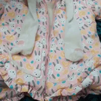 کاپشن دخترانه طرح خرگوشی