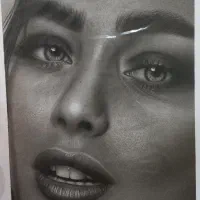 سفارش نقاشی سیاه قلم ،هایپر رئال