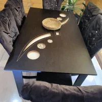 میز نهارخوری ۶نفره|میز و صندلی غذاخوری|بندر انزلی, پیل علی باغ|دیوار