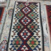 گلیم سنتی دست بافت|گلیم، جاجیم، گبه|خرم‌آباد, |دیوار