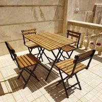 میز صندلی تاشو دو نفره و چهار نفره