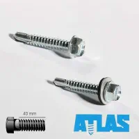 پیچ شیروانی سر مته ایی