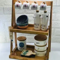 استند ادویه چوبی، تکی و عمده|ظروف سرو و پذیرایی|شیراز, فضلآباد|دیوار