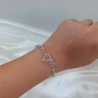 دستبند آبکاری نقره