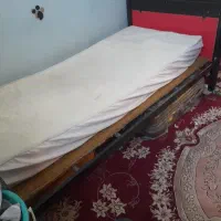 تخت تک نفره فلزی|تخت و سرویس خواب|بجنورد, |دیوار