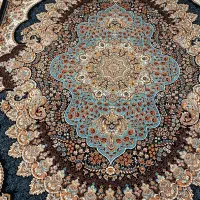 فرش 9 متری سرمه ای