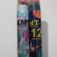 مداد رنگی 12 رنگ استوانه ای