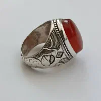 انگشتر نقره با نگین یمنی اصل|جواهرات|رفسنجان, |دیوار