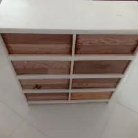 کشو و نظم دهنده چوبی|کتابخانه، شلف، قفسههای دیواری|مشهد, آزادشهر|دیوار