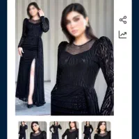 لباس جشن فقط یه شب پوشیده شده