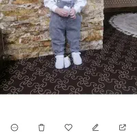 بلوز وشلوار پیش بندی و کفش