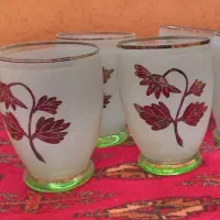 سرویس شربت خوری آبخوری لیوان شیشه ای تزیینی|صنایع دستی و سایر لوازم تزئینی|تهران, گرگان|دیوار