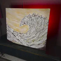 تابلو سبک مدرن موج دریا|تابلو، نقاشی، عکس|مشهد, رضاشهر|دیوار