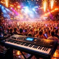 نوازنده کیبورد ۱۰سال سابقه برای همه ی اجرا حرفه‌ای