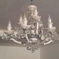 لوستر سرامیکی و تخت خواب یک فره|لوستر و چراغ آویز|پرند, فاز ۰|دیوار