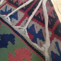 قالیچه اطیقه دست بافت|تابلو فرش|آستانه اشرفیه, |دیوار