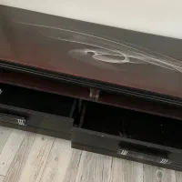 میز تلوزیون قهوه ای چوبی|میز تلویزیون|تهران, سازمان برنامه جنوبی|دیوار