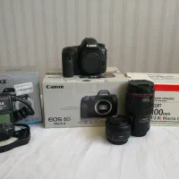 دوربین عکاسی و لنز و کلیه تجهیزات( خواندن توضیحات)|دوربین عکاسی و فیلمبرداری|کرج, شهرک بنفشه|دیوار