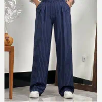 شلوار بگ دیپلمات پارچه کجراه زنانه