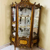 بوفه چوب گردو قدیمی انتیک عتیقه