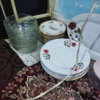 ظرف چینی گل سرخ|ظروف سرو و پذیرایی|اهواز, حصیرآباد|دیوار