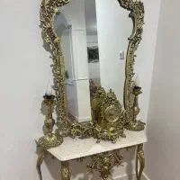 اینه و شمعدان الومینیوم