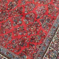 فرش 6 متری ساروق دسته گلی 40 رج روناسی