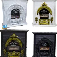 فروش بخاری شومینه / پایه دار استیل خزر / *Q2005