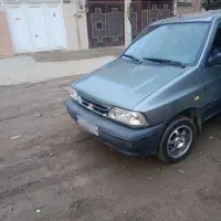 پراید 87تک سوز یک کاپوت رنگ  سقف بدون کلیرپریدگی