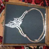 گردنبند نقره جواهر