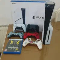 ps5 slimپلی استیشن۵اسلیم پی اس فایو دودسته با بازی