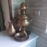 سماور برنجی گازسوز