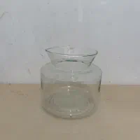 شیشه تنگ گلدان جار