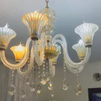 لوستر کریستالی ۶ شعله