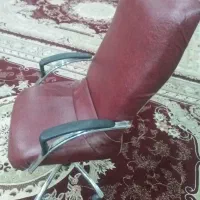 صندلی چرخ دار چرم|مبلمان اداری|کرمانشاه, |دیوار