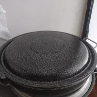 دو عدد قابلمه و ماهیتابه چکشی تفلن
