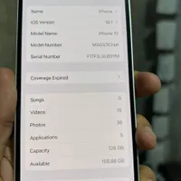 اپل iPhone 12 با حافظهٔ ۱۲۸ گیگابایت|موبایل|فرخ‌شهر, |دیوار