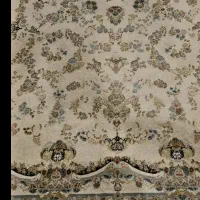 یک جفت فرش ۶متری ۱۲۰۰شانه گل برجسته