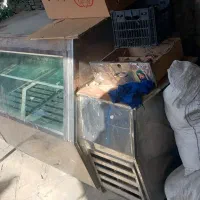 یخچال فریزر ویترینی .بدنه تمام استیل|یخچال و فریزر|طرقبه, |دیوار