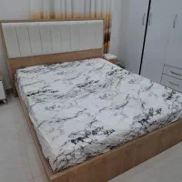 تخت دونفره باخوشخواب استفاده نشده باگارانتی