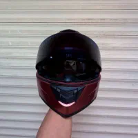 کلاه کاسکت فک متحرک قرمز|قطعات یدکی و لوازم جانبی|رشت, دروازه لاکان|دیوار