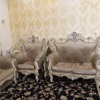 مبل سلطنتی ۷ نفره همراه با میز عسلی|مبلمان خانگی و میز عسلی|اقبالیه, |دیوار